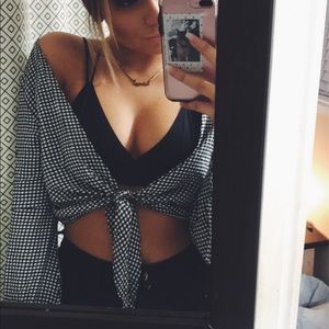 Princess Polly gingham shirt